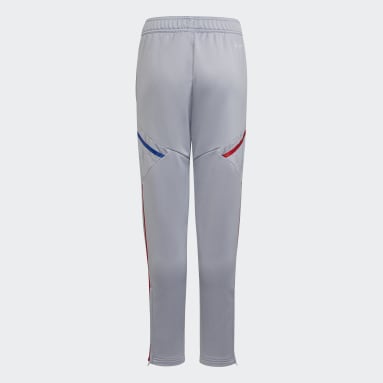 Kinder Fußball Olympique Lyon Tiro 21 Trainingshose Grau