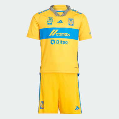 Uniforme de Local Tigres UANL 23/24 Amarillo Niño Fútbol