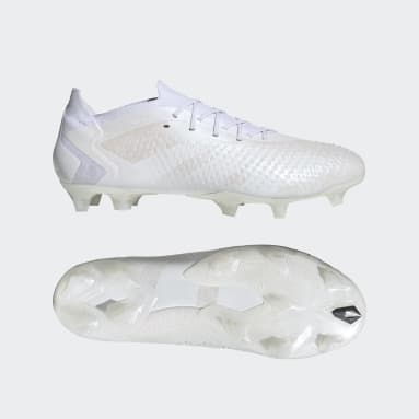 Football White Predator Accuracy.1 Low Firm Ground Boots