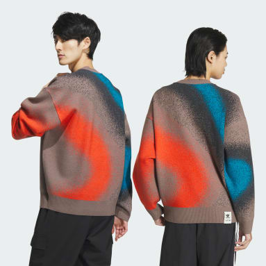 Originals Brown SFTM Allover Print Sweater (Gender Neutral)