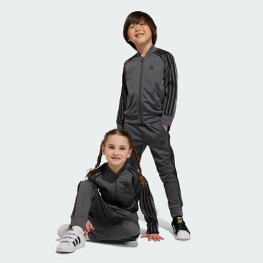 Children Originals Grey Adicolor SST Track Suit