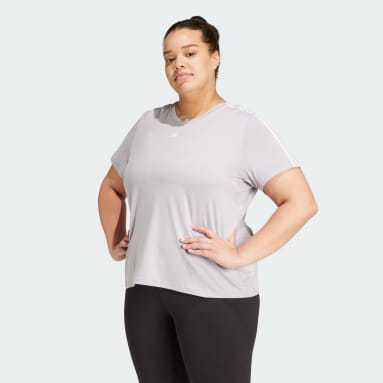 AEROREADY Train Essentials 3-Stripes Tee (Plus Size)