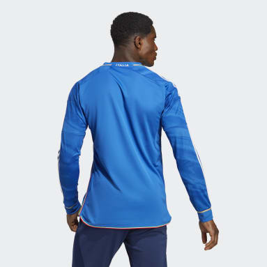 ITALIA 2023 LONG SLEEVE HJEMMETRØYE Blå