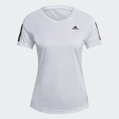 Playera para correr Own the Run Blanco Mujer Running