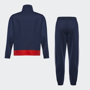 Children Sportswear Blue CLRBLOCK TRICOT TRK SET
