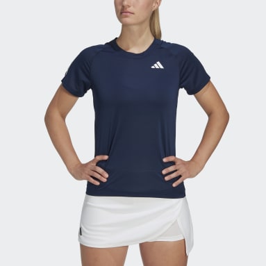 Camiseta Club Tennis Azul Mujer Tenis