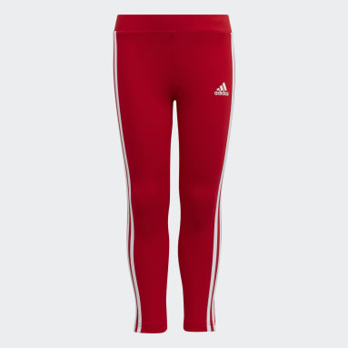 Licras Essentials 3 Tiras Rojo Niña Sportswear