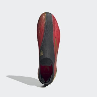 Chaussure X Speedflow+ Terrain souple rouge Soccer