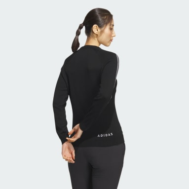 Women Golf Black 3S 긴팔 풀오버 스웨터