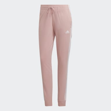 Pantalon Essentials Single Jersey 3-Stripes Rose Femmes Essentials