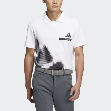 Men Golf White AEROREADY Big Badge of Sport Golf Polo Shirt