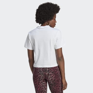 Remera Logo Blanco Mujer Originals