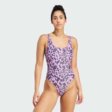 Essentials Animal Print U-Back Badpak