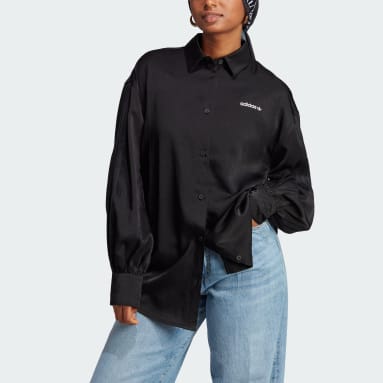 Chemise 3 bandes OS noir Femmes Originals