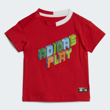 Ensemble t-shirt et pantalon adidas x Classic LEGO® Rouge Enfants Sportswear