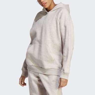 Sweat-shirt à capuche molleton ALL SZN Boyfriend Marron Femmes Sportswear