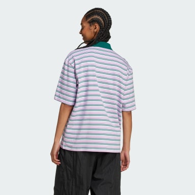 Camiseta Polo '80s Rayas Extragrande
