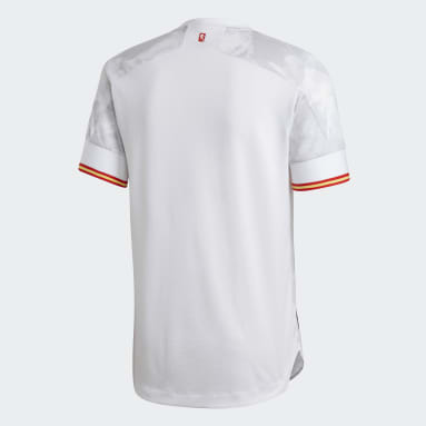 Camiseta segunda equipación España Authentic Blanco Fútbol