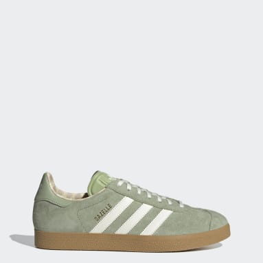 adidas gazelles khaki green