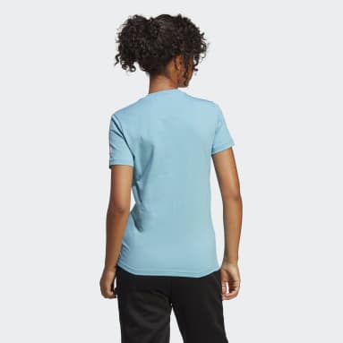 Polera LOUNGEWEAR Essentials Slim Logo Azul Mujer Sportswear