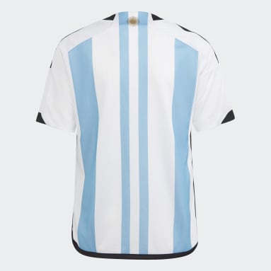 Camiseta Local Argentina Campeón 2022 Blanco Niño Fútbol