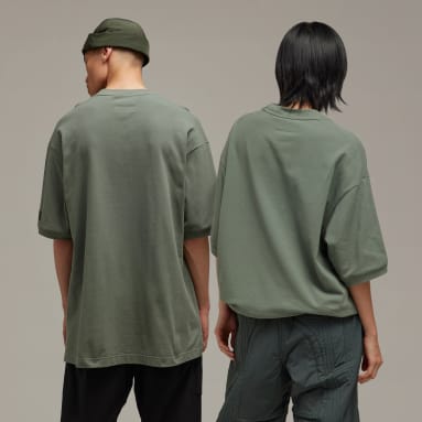 T-shirt à poche en crêpe Y-3 vert Y-3