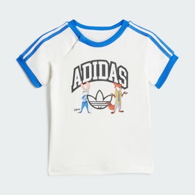 เสื้อยืดและกางเกงขาสั้นลาย adidas Disney สำหรับเด็ก