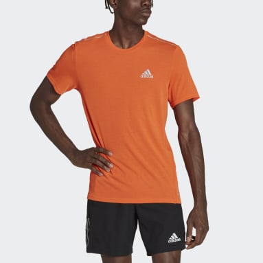 T-shirt X-City Orange Hommes Running