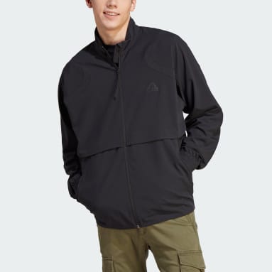 Männer Sportswear City Escape Trainingsjacke Schwarz