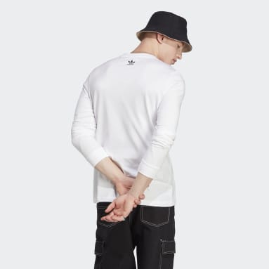 Men Originals White Graphics New Age Long Sleeve Tee