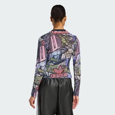 Camiseta Power Malha Elástica AOP adidas x Jeremy Scott