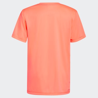 Youth Training Red GLITCHY BOS POLY TEE