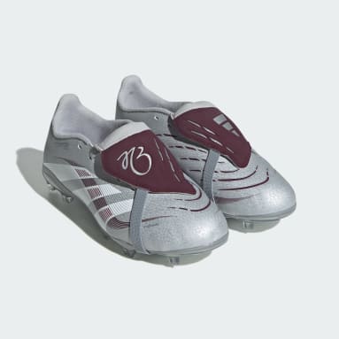 รองเท้าฟุตบอล Predator League JB Fold-Over Tongue Firm/Multi-Ground สำหรับเด็ก