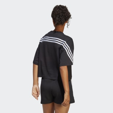 ผู้หญิง Sportswear สีดำ เสื้อยืด Future Icons 3-Stripes