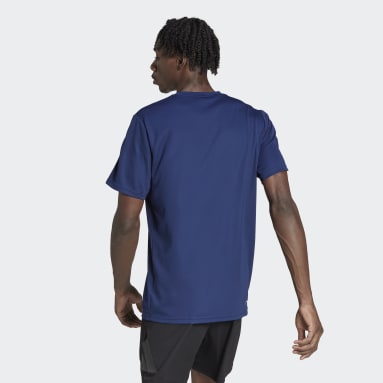 T-shirt 3-Stripes Train Essentials Azul Homem Ginásio E Treino