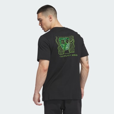 Camiseta Shmoofolio Robot Negro Hombre Originals