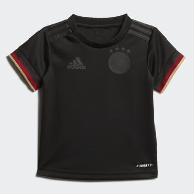 Kids Football Black Germany Away Baby Kit