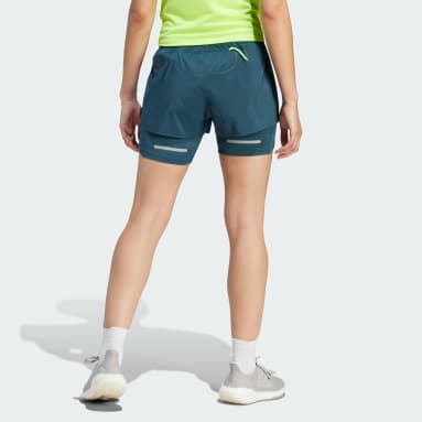 Short Ultimate Two-in-One Turchese Donna Running
