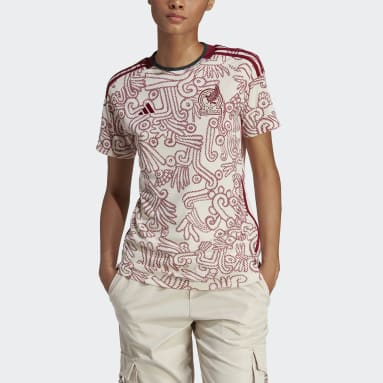 Camisa 2 México 22 Bege Mulher Futebol