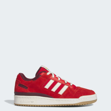 Men Basketball Red Forum Low Shoes