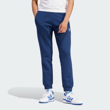 Adidas Cropped Capri Track Pants Medium NAVY BLUE Workout Stripe