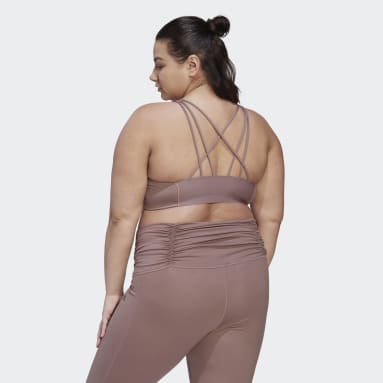 Women Gym & Training Purple CoreFlow Medium-Support Bra (Plus Size)