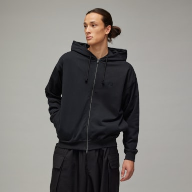Y-3 프렌치 테리 집 후디
