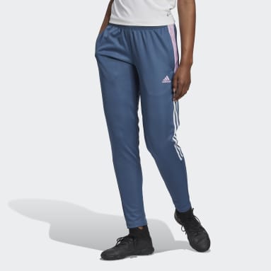 Pantalon de survêtement Tiro Bleu Femmes Soccer