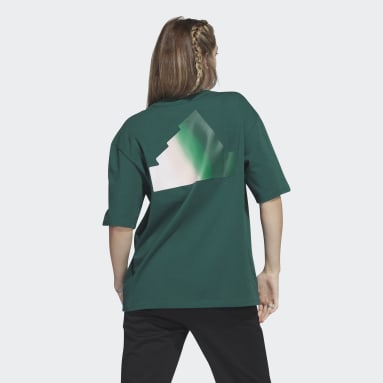 T-shirt boyfriend graphique Future Icons Vert Femmes Sportswear