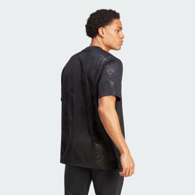 T-shirt de Adepto dos All Blacks Preto Homem Rugby