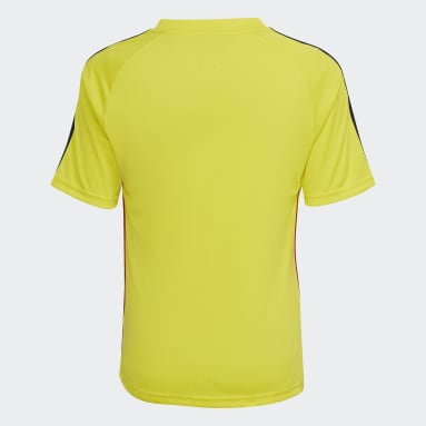 Camiseta Uniforme de Local Colombia para Hinchas Amarillo Niño Fútbol