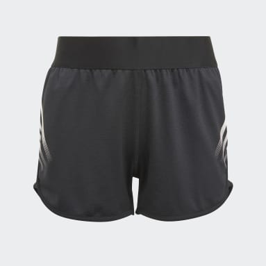 Girls Sportswear Black AEROREADY 3-Stripes Shorts