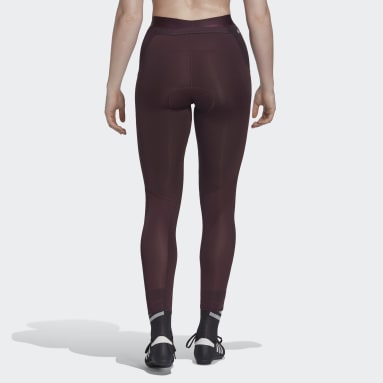 Women Cycling Red The Indoor Cycling Tights