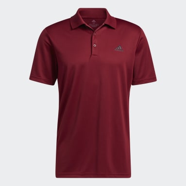 Heren Golf Bordeaux Performance Primegreen Poloshirt